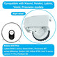 Roidmi EVE Plus - Roue avec moteur (droite) (Blanc)