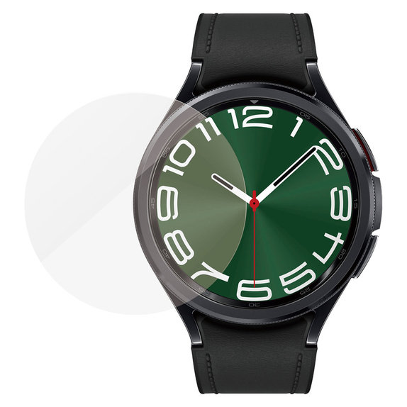 Verre trempé Flat Glass AB pour Samsung Galaxy Watch6 47 mm, Clair, PanzerGlass