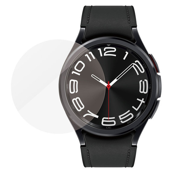 Verre trempé Flat Glass AB pour Samsung Galaxy Watch6 43 mm, Clair, PanzerGlass
