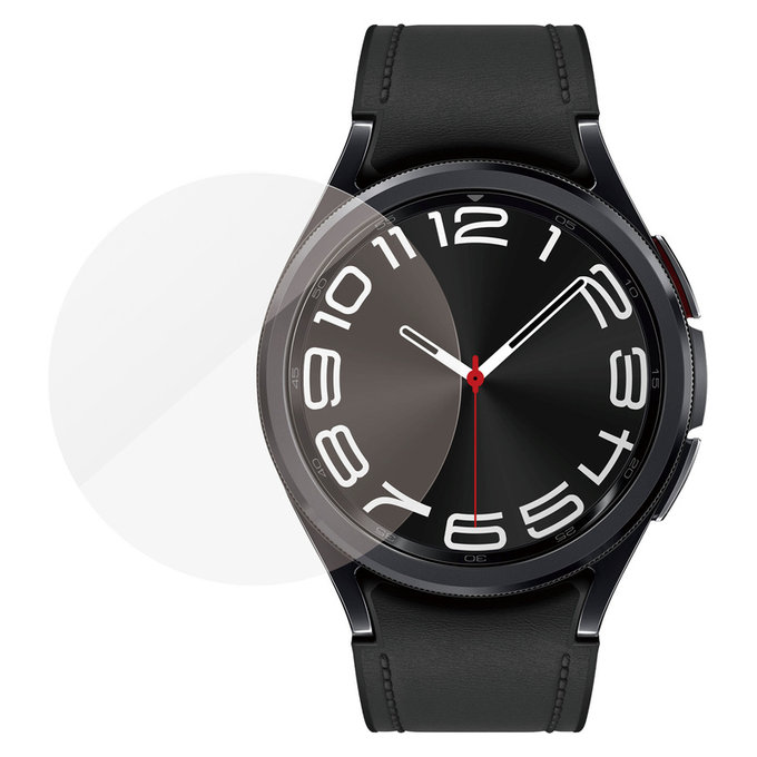 Verre trempé Flat Glass AB pour Samsung Galaxy Watch6 43 mm, Clair, PanzerGlass