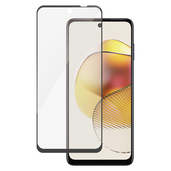 Verre trempé UWF pour Motorola Moto G73 5G, Noir, PanzerGlass