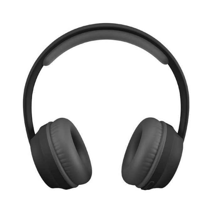 Music Hero - Stereo Casque sans fil Skidup avec un micro, noir