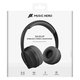 Music Hero - Stereo Casque sans fil Skidup avec un micro, noir