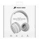 Music Hero - Stereo Casque sans fil Skidup avec un micro, blanc