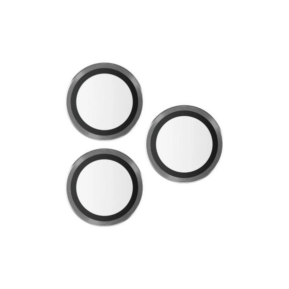 PanzerGlass - Couvercle de Protection d'Objectif d'Appareil Hoops pour iPhone 14 Pro a 14 Pro Max, noir