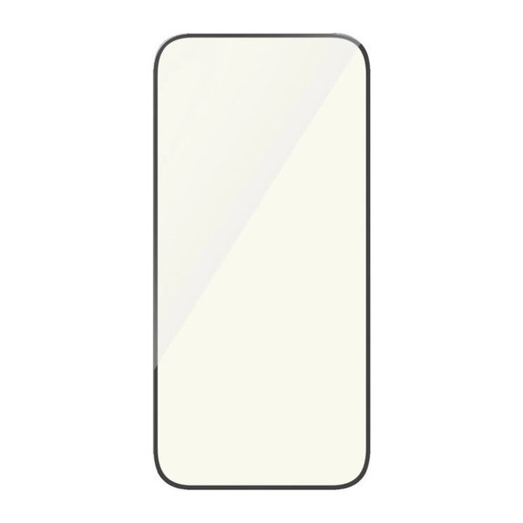 Verre trempé UWF Eyecare avec applicateur pour iPhone 15, Noir, PanzerGlass