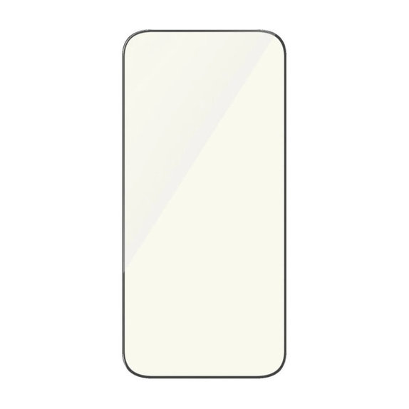 Verre trempé UWF Eyecare avec applicateur pour iPhone 15 Pro, Noir, PanzerGlass