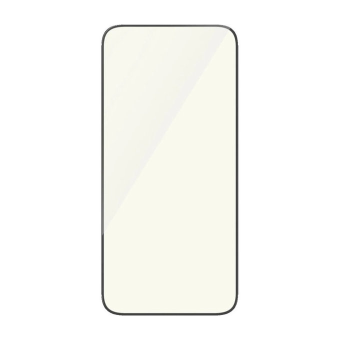Verre trempé UWF Eyecare avec applicateur pour iPhone 15 Plus, Noir, PanzerGlass