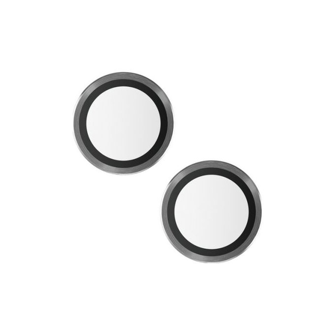 PanzerGlass - Couvercle de Protection d'Objectif d'Appareil Hoops pour iPhone 13 a 13 mini, noir