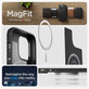 Spigen - Étui Mag Armor avec MagSafe pour iPhone 14 Pro Max, Matte Black