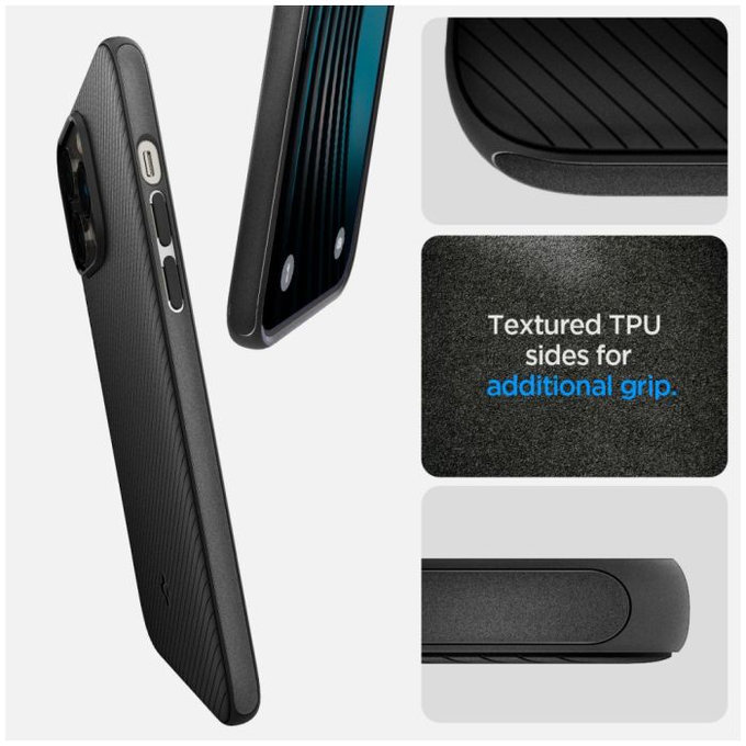 Spigen - Étui Mag Armor avec MagSafe pour iPhone 14 Pro, Matte Black