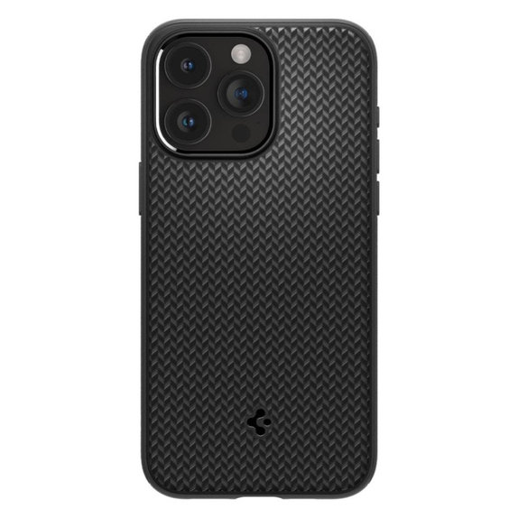 Spigen - Étui Mag Armor avec MagSafe pour iPhone 15 Pro Max, Matte Black