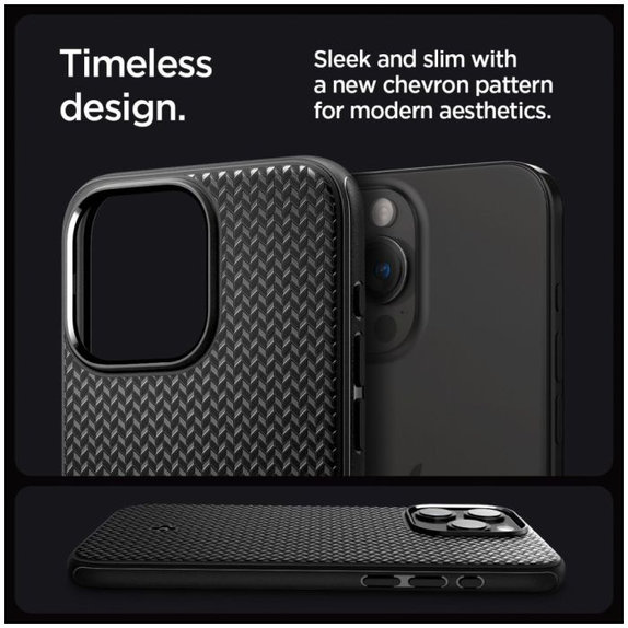 Spigen - Étui Mag Armor avec MagSafe pour iPhone 15 Pro Max, Matte Black