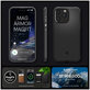 Spigen - Étui Mag Armor avec MagSafe pour iPhone 15 Pro, Matte Black
