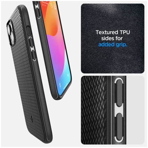 Spigen - Étui Mag Armor avec MagSafe pour iPhone 15, Matte Black