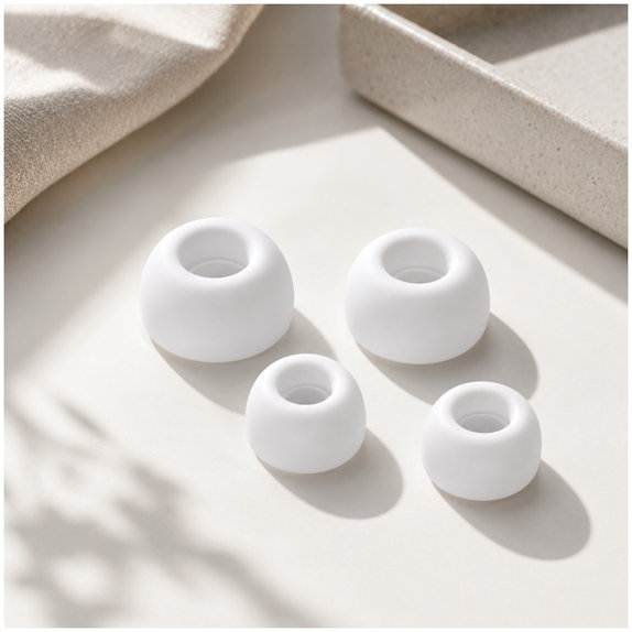 FixPremium - AirPods Pro Tips - Lot de 2 pièces (L, S), white