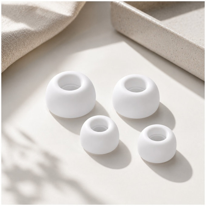 FixPremium - AirPods Pro Tips - Lot de 2 pièces (L, S), white