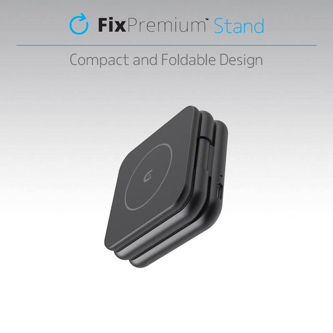 FixPremium - Support pliant avec MagSafe, noir