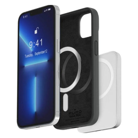 PURO - Étui ICON MAG s MagSafe pour iPhone 14 Pro, noir