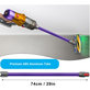 Dyson V12 - Tube d'aspiration (Pourpre)