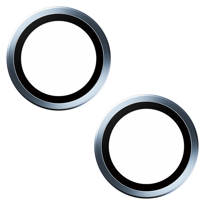 Protection d'objectif de caméra Hoops pour iPhone 15/15 Plus, Bleu, PanzerGlass