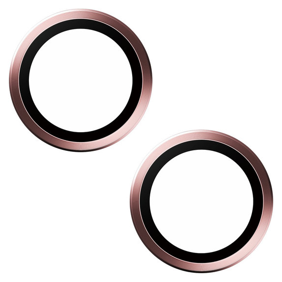 Protection d'objectif de caméra Hoops pour iPhone 15/15 Plus, Rose, PanzerGlass