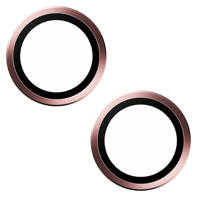 Protection d'objectif de caméra Hoops pour iPhone 15/15 Plus, Rose, PanzerGlass