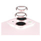 Protection d'objectif de caméra Hoops pour iPhone 15/15 Plus, Rose, PanzerGlass