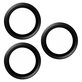 Protection d'objectif de caméra Hoops pour iPhone 15 Pro/15 Pro Max, Black Titanium, PanzerGlass