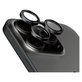 Protection d'objectif de caméra Hoops pour iPhone 15 Pro/15 Pro Max, Black Titanium, PanzerGlass