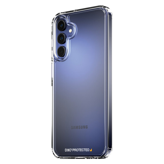 Étui HardCase D3O pour Samsung Galaxy A15/A15 5G, Transparent, PanzerGlass