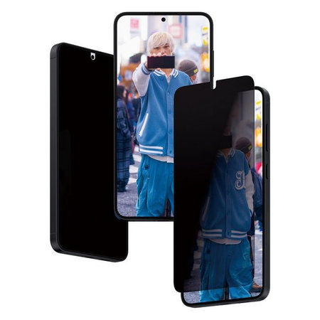PanzerGlass - Verre Trempé Re:Fresh UWF Privacy avec l'applicateur pour Samsung Galaxy S24+, noir