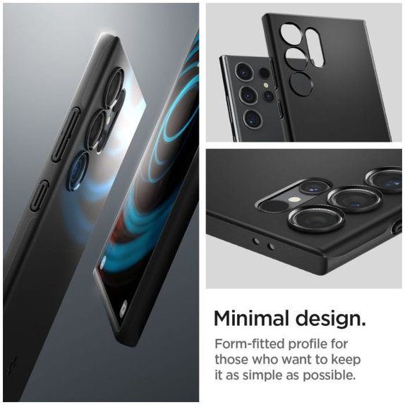 Spigen - Étui Thin Fit pour Samsung Galaxy S24 Ultra, noir