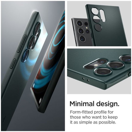Spigen - Étui Thin Fit pour Samsung Galaxy S24 Ultra, Abyss Green