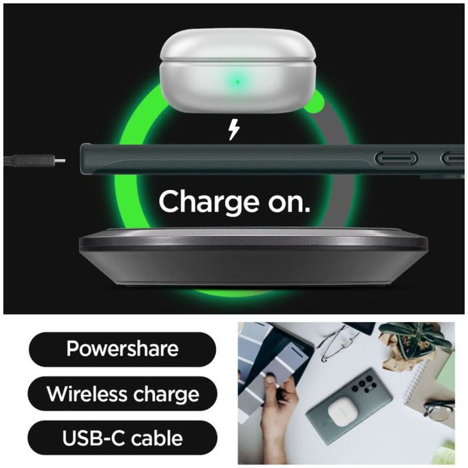 Spigen - Étui Thin Fit pour Samsung Galaxy S24 Ultra, Abyss Green