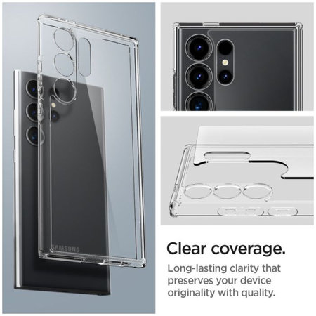 Spigen - Étui Ultra Hybrid pour Samsung Galaxy S24 Ultra, transparent