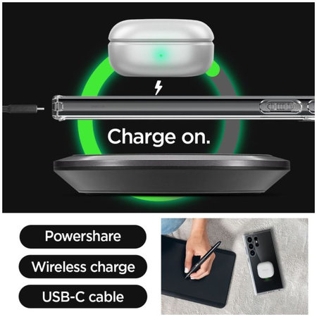 Spigen - Étui Ultra Hybrid pour Samsung Galaxy S24 Ultra, transparent