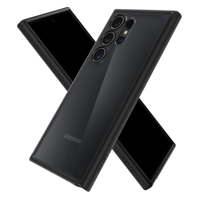 Spigen - Étui Ultra Hybrid pour Samsung Galaxy S24 Ultra, Matte Black