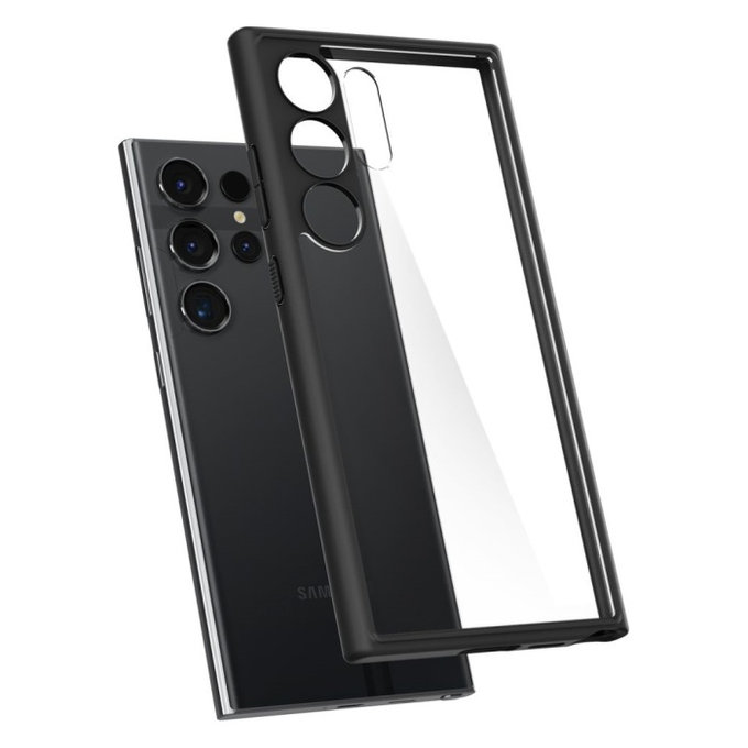 Spigen - Étui Ultra Hybrid pour Samsung Galaxy S24 Ultra, Matte Black