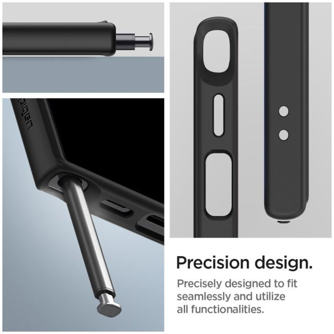 Spigen - Étui Ultra Hybrid pour Samsung Galaxy S24 Ultra, Matte Black