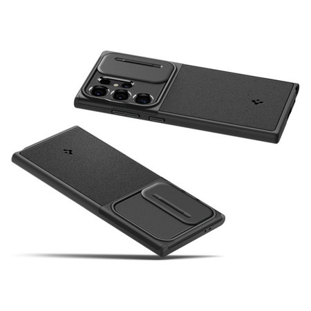 Spigen - Étui Optik Armor pour Samsung Galaxy S24 Ultra, noir