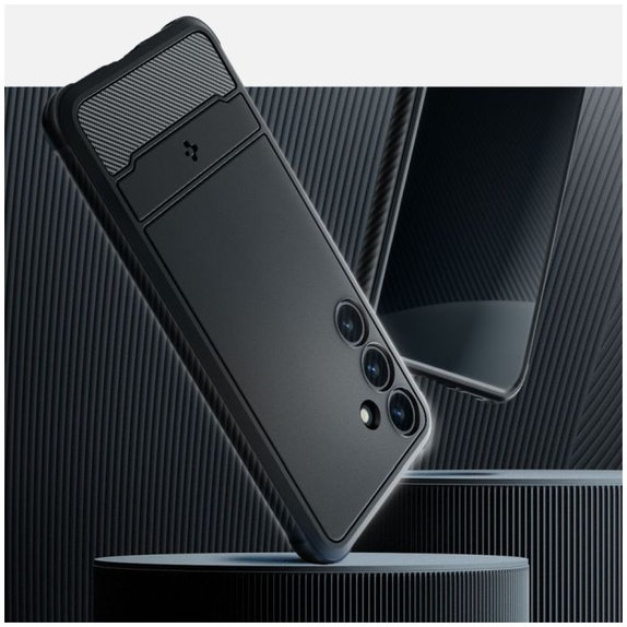 Spigen - Étui Rugged Armor pour Samsung Galaxy S24+, Matte Black