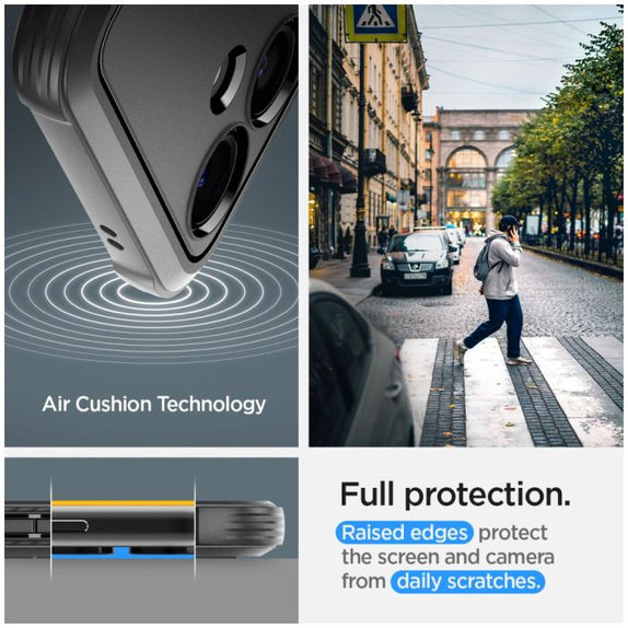 Spigen - Étui Rugged Armor pour Samsung Galaxy S24+, Matte Black