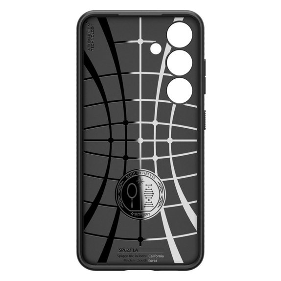 Spigen - Étui Liquid Air pour Samsung Galaxy S24+, Matte Black