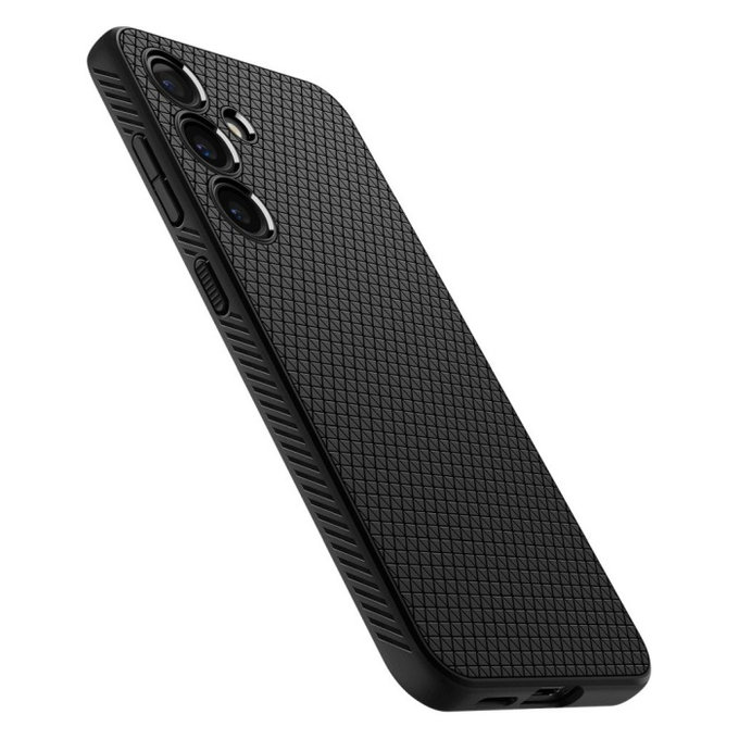 Spigen - Étui Liquid Air pour Samsung Galaxy S24+, Matte Black