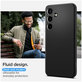 Spigen - Étui Liquid Air pour Samsung Galaxy S24+, Matte Black