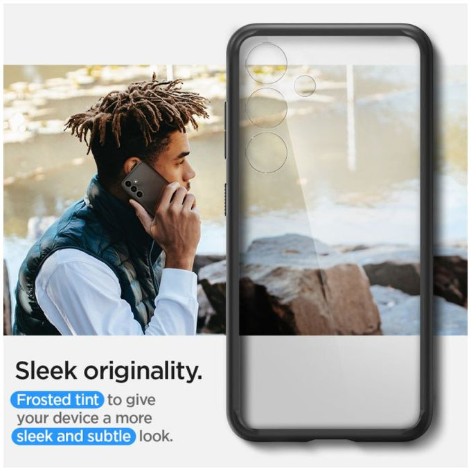 Spigen - Étui Ultra Hybrid pour Samsung Galaxy S24+, Matte Black