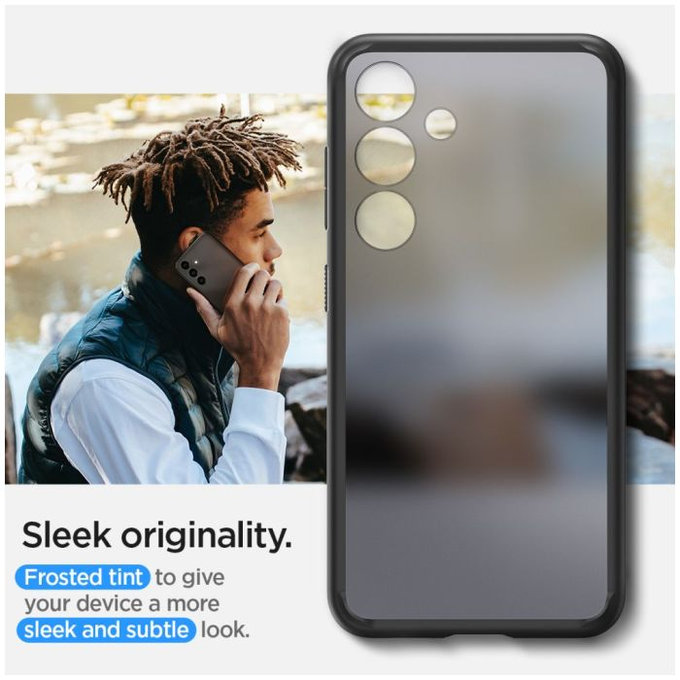 Spigen - Étui Ultra Hybrid pour Samsung Galaxy S24+, Frost Black