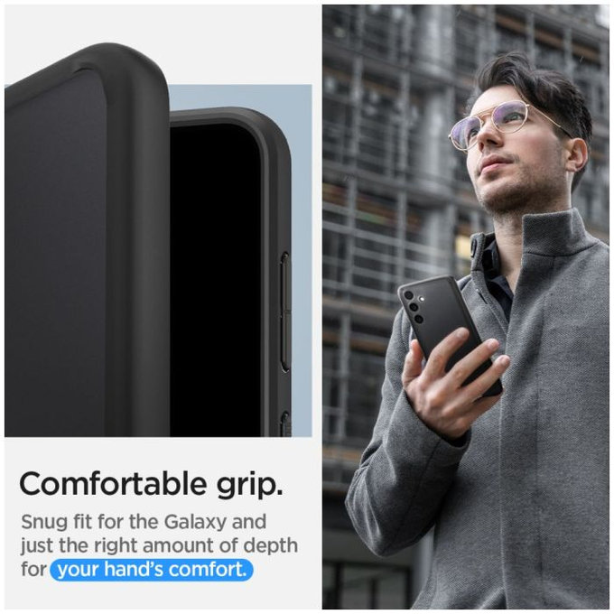 Spigen - Étui Ultra Hybrid pour Samsung Galaxy S24+, Frost Black