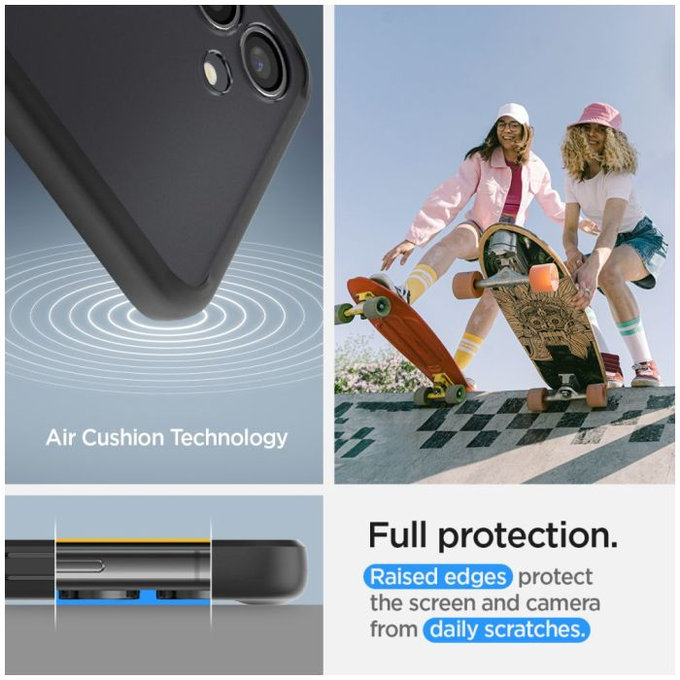 Spigen - Étui Ultra Hybrid pour Samsung Galaxy S24+, Frost Black